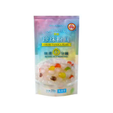 CN WFY Tapioca Pearl Topping Mix Colored 36x250g
