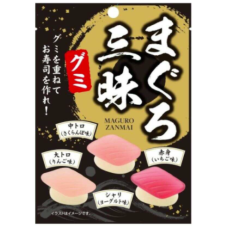 JP CREET Gummy Sushi Cherry/Apple/Strabry12x10x60g