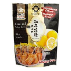 JP Morihaku Rice Cracker Yuzu Salted Fl 20x32g