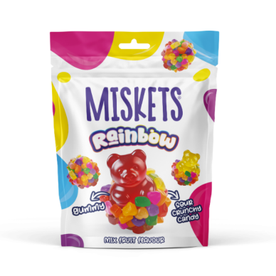 TR Miskets Sour Granule Coated Jelly Bear 12x100g