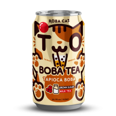 TW BobaCat Boba Tea Brown Sugar 24x315ml