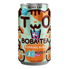 TW BobaCat Bubble Tea Cantaloupe+Pear 24x320ml