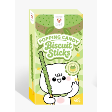 Tokimeki Biscuit Stick Popping Candy Matcha 40x40g
