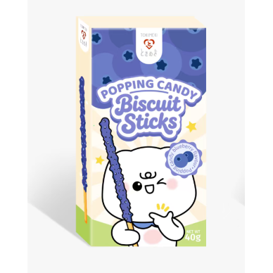 Tokimeki Biscuit Stick PoppingCandy Bluebry 40x40g