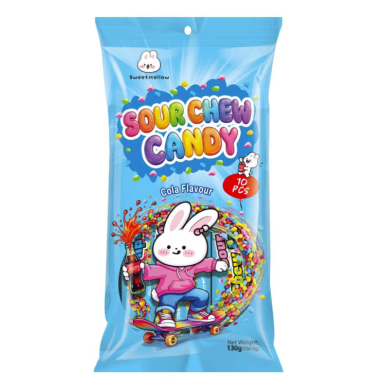 TXMM Sour Chew Candy Cola Fl 24x(10x13g)