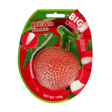 CN Cokoc Peeling Gummy Big Lychee 24x150g
