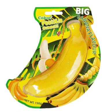 CN Cokoc Peeling Gummy Big Banana 24x150g