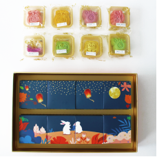 Tokimeki Mooncake Eight Lucky Stars GiftBox 8x400g