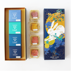 Tokimeki Mooncake Fortune Four Gift Box 12x200g