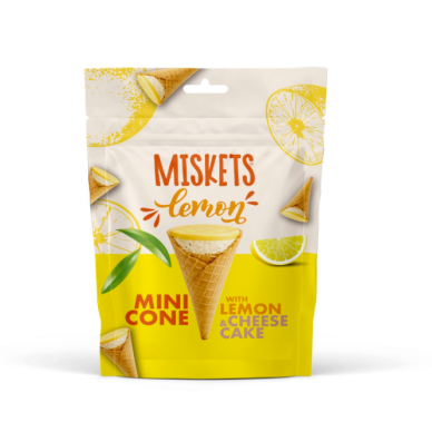 TR Miskets Mini Cone Lemon Cheesecake Fl 12x50g