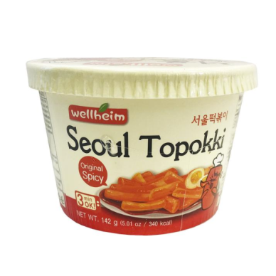 KR Wellheim Seoul Topokki Original Spicy 18x142g