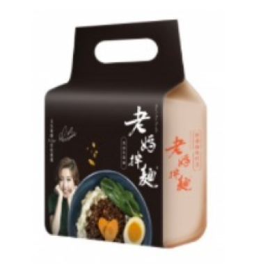 TW Moms Dry Noodle Shiitake Zhajiang Fl 12x4x118g
