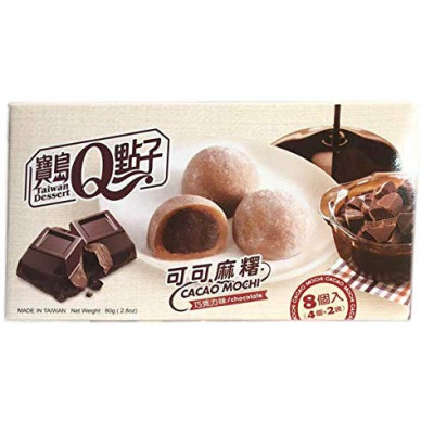 TW Q Mico Mochi Chocolate Flavor 24x80g