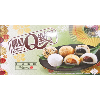 TW Q He Fong Mixed Mochi 3-flavors 12x450g