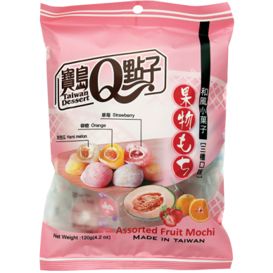 TW Q Assorted Fruit mini Mochi 24x120g