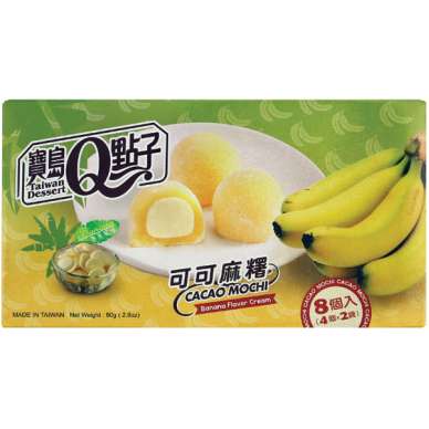 TW Q Mico Mochi Banana Flavor 24x80g