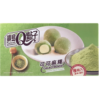 TW Q Mico Mochi Matcha Flavor 24x80g