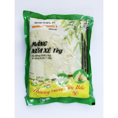 VN Pre-Cooked Bamboo Strips/mang la xe 12x1000g