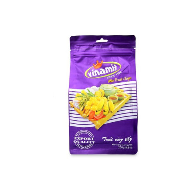 VN Vinamit Mixed Fruits Chips/Trai Cay Say 20x250g