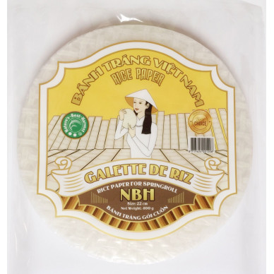 VN NBH Rice Paper Summer Rolls 22cm 50x400g