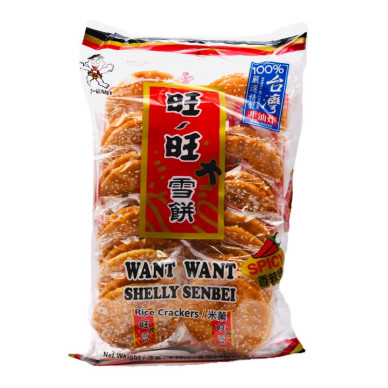 Want Want Shelly Senbei Rice Cracker Spicy 20x112g