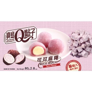 TW Q Mico Mochi Taro Flavor 24x80g