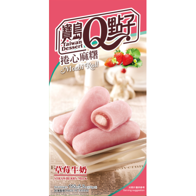 TW Q Strawberry Mochi Roll 24x150g