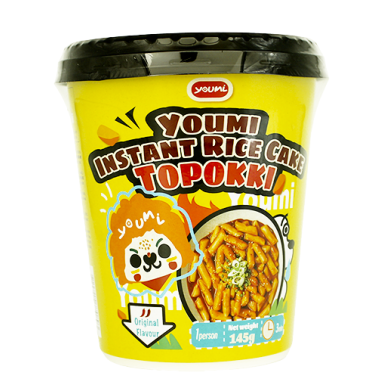 Youmi Inst Rice Cake Topokki Original CUP 24x145g