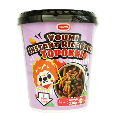 Youmi Instant Rice Cake Topokki Jjajang CUP24x138g