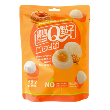 TW Q Mochi Peanut Butter Flavor 12x180g
