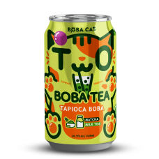 TW BobaCat Boba Tea Matcha Flavor 24x315ml