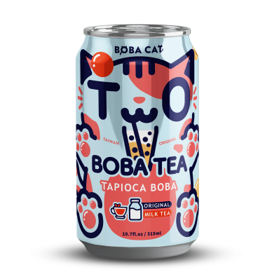 TW BobaCat Boba Tea Original 24x315ml