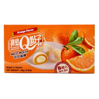 TW Q Mico Mochi Orange Flavor 24x80g