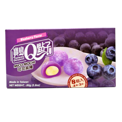 TW Q Mico Mochi Blueberry Flavor 24x80g