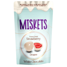 TR Miskets White Chocolate Coated Strawberry 6x80g