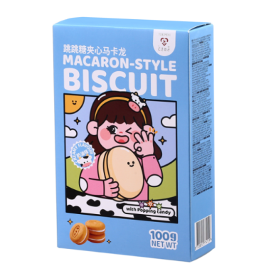 Tokimeki Macaron-Style Cookie Cream Fl 40x100g