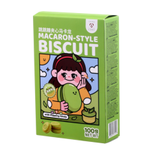 Tokimeki Macaron-Style Cookie Matcha Fl 40x100g
