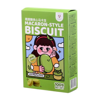 Tokimeki Macaron-Style Cookie Matcha Fl 40x100g