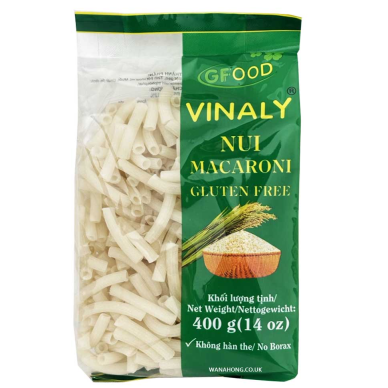VN Vinaly Glutenfree Rice Macaroni Elbow 20x400g