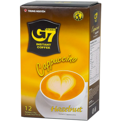 VN TN Inst Coffee G7 Cappuc Hazelnut-24x12x18g