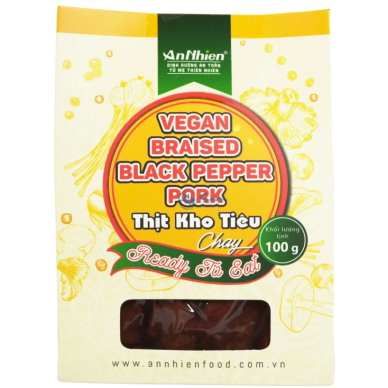 VN ANN Vegan Black Pepper Pork 30x100gThit KhoTieu