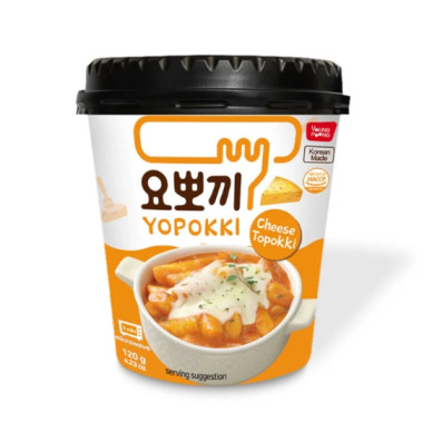 KR Yopokki Ricecake Cup Cheese 30x120g