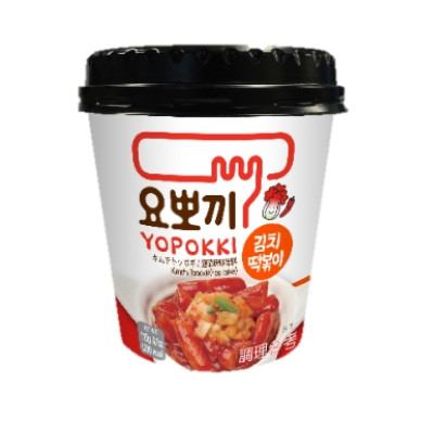 KR Yopokki Ricecake Cup Kimchi 30x115g