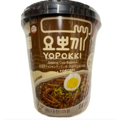 KR Yopokki Ricecake&Ramen Cup Jjajang 16x145g