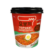 KR Yopokki Ricecake&Ramen Cup Kimchi 16x145g