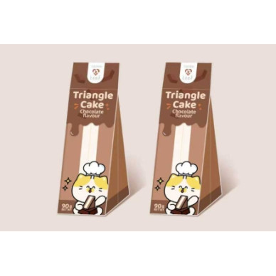 Tokimeki Triangle Sponge Cake Chocolate Fl 32x90g