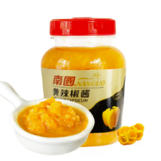 CN Nanguo Yellow Chili Sauce Super Spicy 30x135g