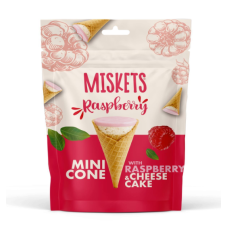 TR Miskets Mini Cone Raspberry Cheesecake Fl12x50g