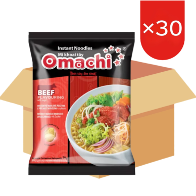 Omachi Inst Potato Noodle Stewed Beef 30x79g