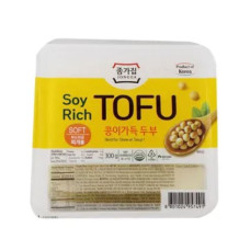 KR CHONGGA Soyrich Tofu for Stew - Soft 12x300g